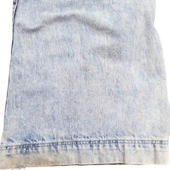 Litz By Uniq Women's Boyfriend Wide Leg Acid Wash Distressed Jeans Size 9/29 - Picture 4 of 16